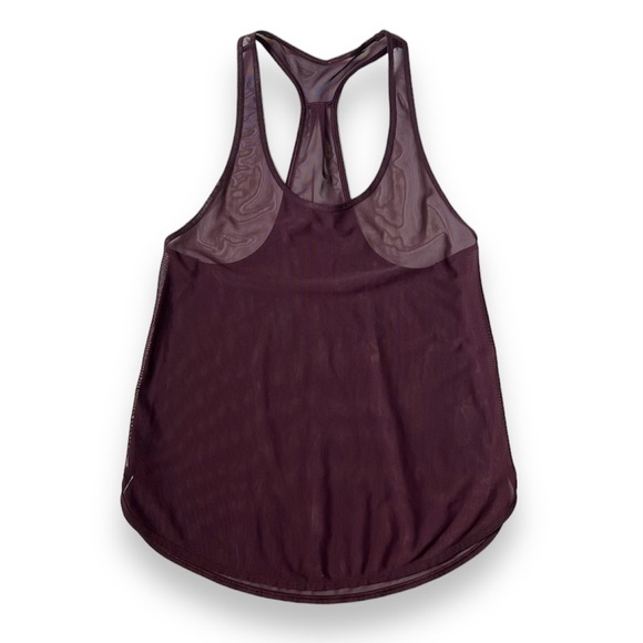 lululemon athletica Tops - Lululemon 105 Singlet Tank Top *Mesh Burgundy Purple 6/S/Small Racerback Sheer
